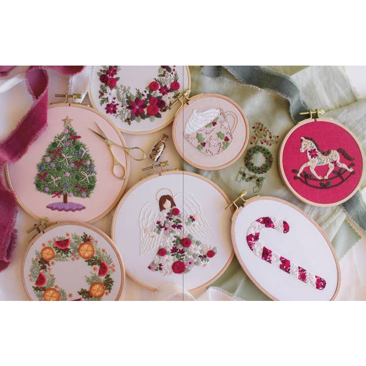 Rocky Nook - Wholesale Crafts, hobbies and DIY - Handmade Holiday - Embroidery Patterns for Christmas Crafts1