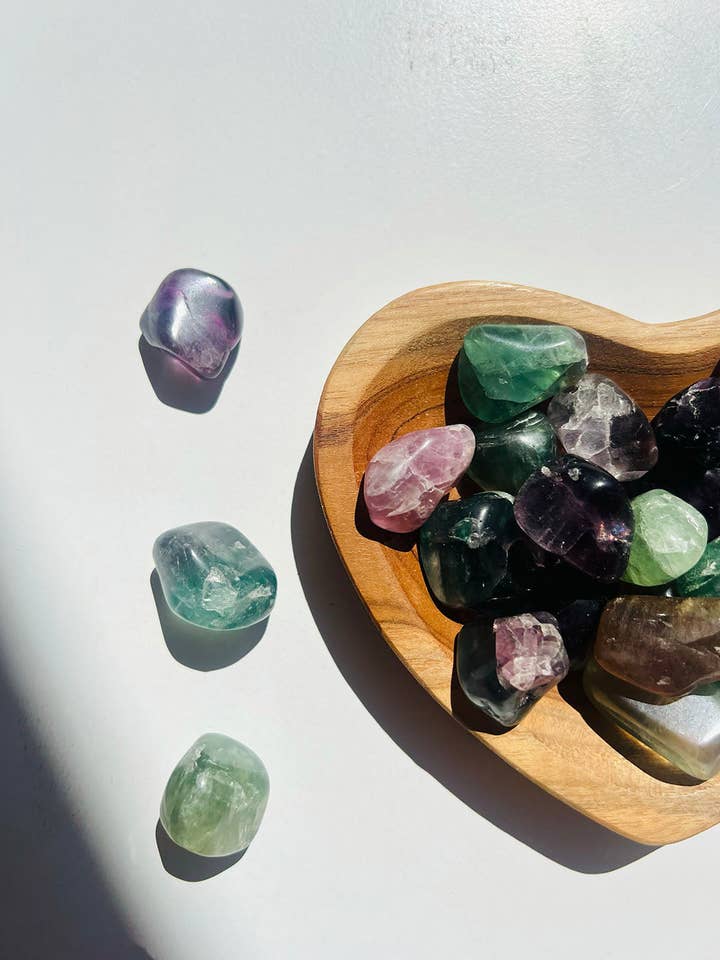 Fluorite Tumble - Discernment/Learning/Concentration for wholesale by SK CRYSTAL