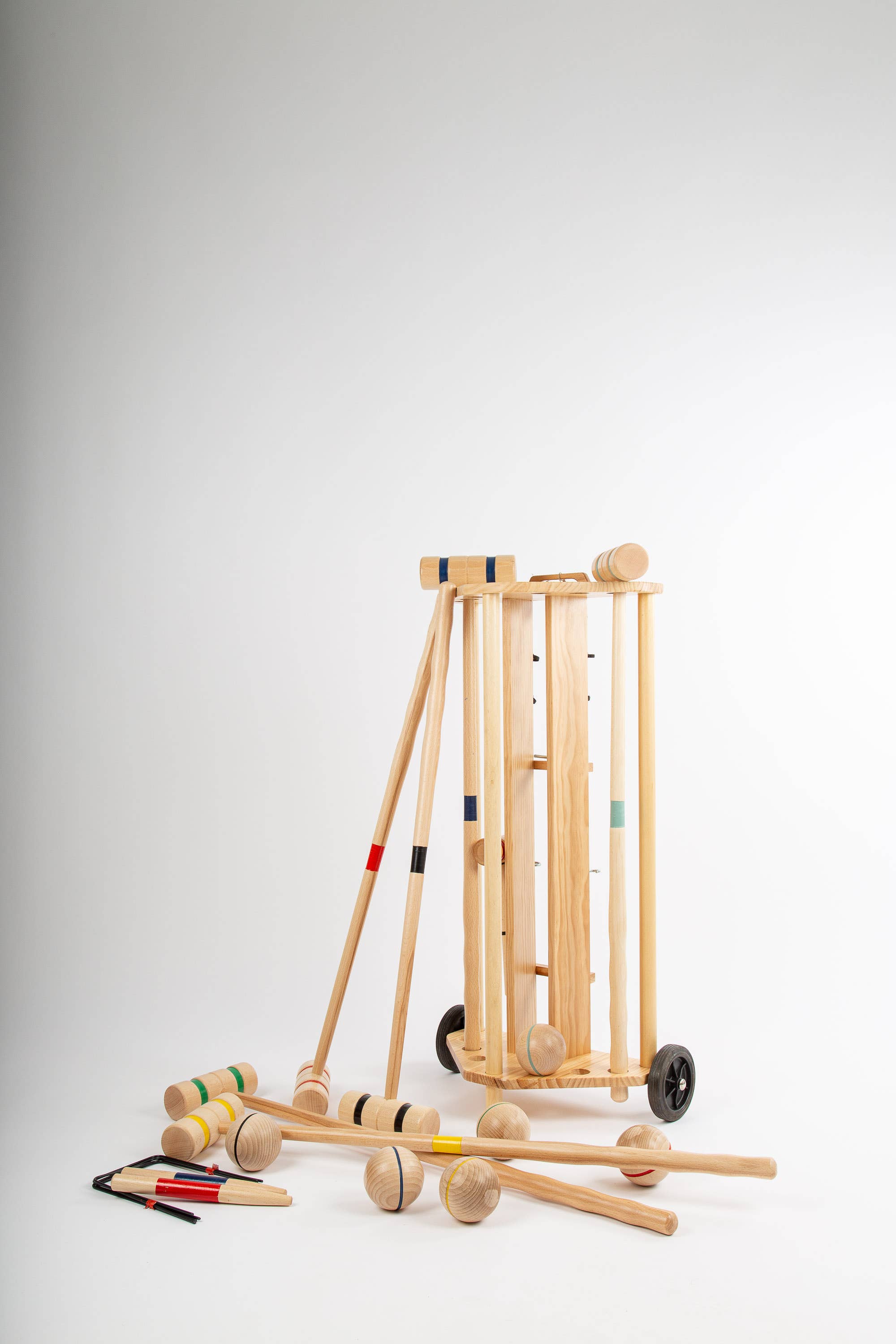 MORA PLAY - Wholesale Sporting Accessories - Professional wooden croquet set - 6 Players2