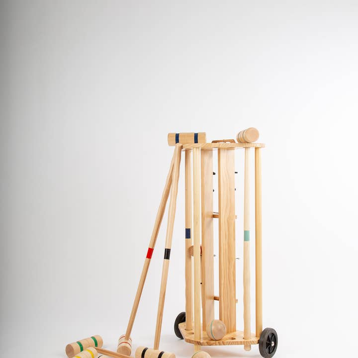 MORA PLAY - Wholesale Sporting Accessories - Professional wooden croquet set - 6 Players2