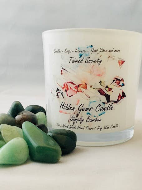 Joyas Ocultas Vela de Bambú Simple - XL para venta al por mayor de Taimed Society