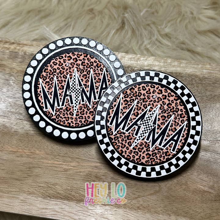 Lightning Mama In Frame | Trendy Car Freshie for wholesale by Hey Lo Freshie Co