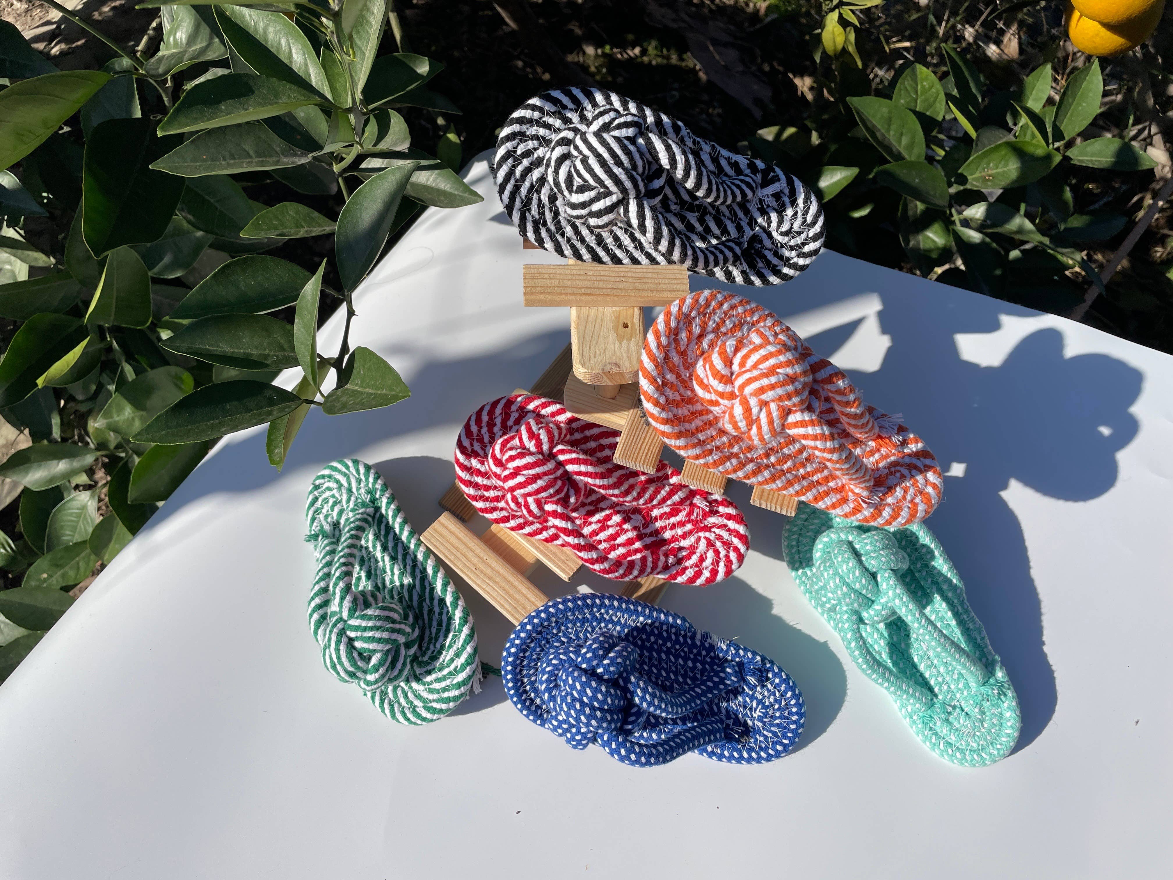 Monli Handcrafted Pet Toys - Vendita all'ingrosso Giocattolo di corda - Cani - Giocattolo per cani a forma di pantofole fatte a mano, giocattoli divertenti per cani10