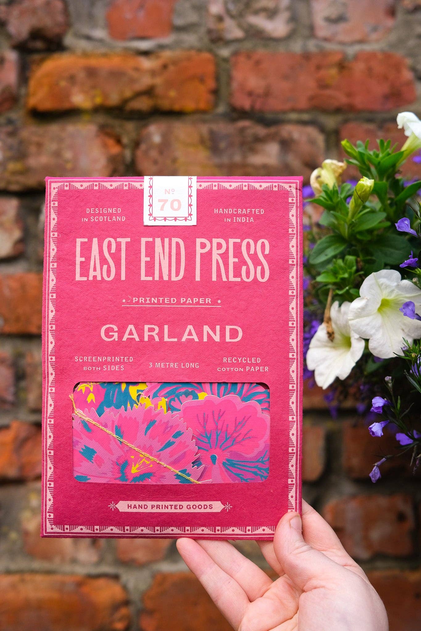 East End Press - Vente Fanion/guirlande - Guirlande Cousue de Jardin d'Été8