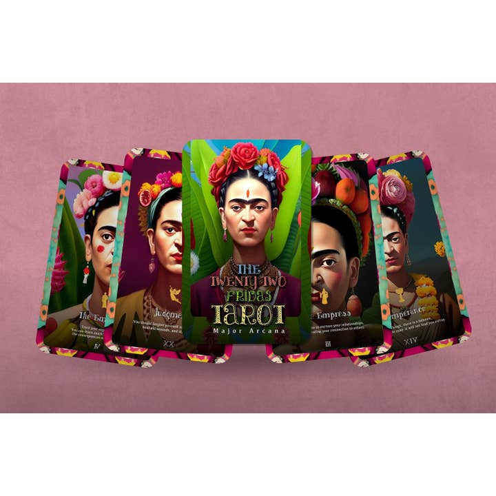 IBIZA TAROT - Vendita all'ingrosso Tarocchi - Twenty Two Fridas Tarot - Major Arcano - 22 illustrazioni ispirate a Frida Khalo6