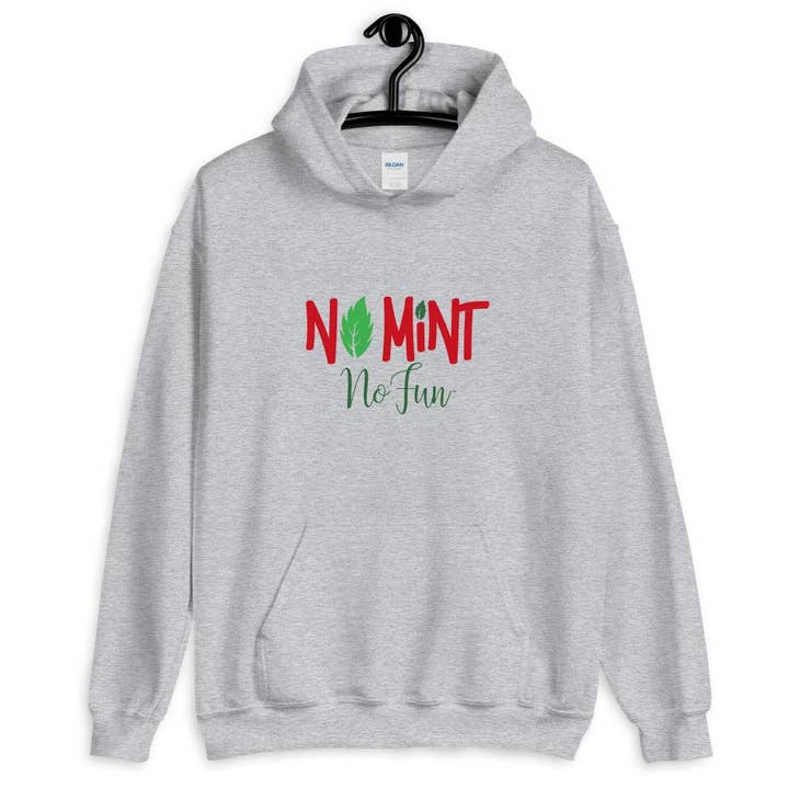 Kein Mint Kein Spaß, Hoodie, Speziell Grau für den Großhandel von No Fun Company