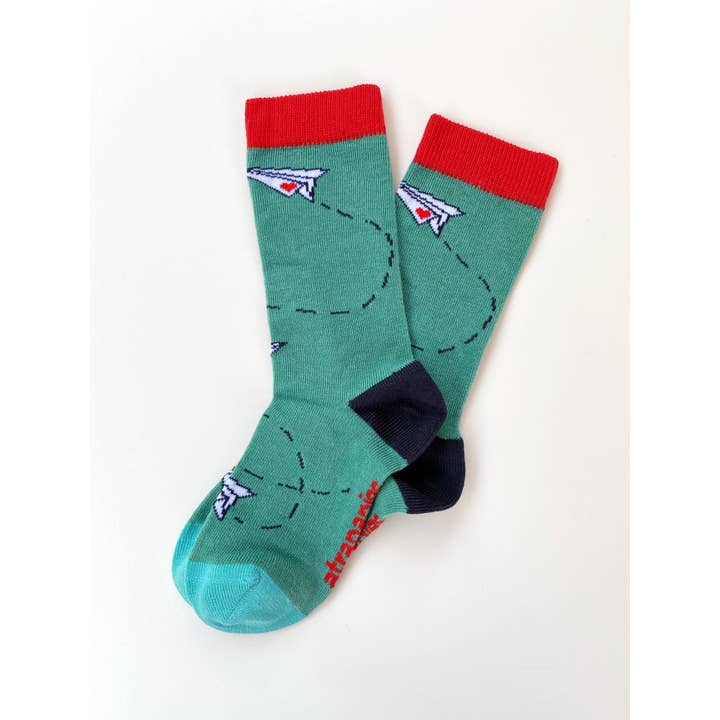 Chaussettes enfant modèle ECO Avion pour la vente par ATRAPAPIES