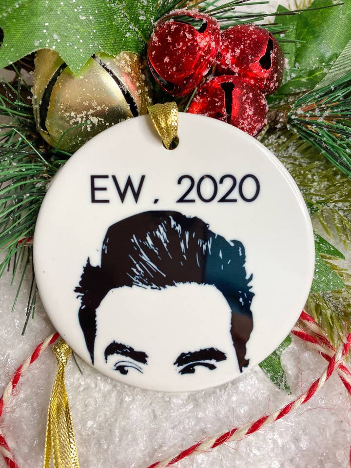 Ornement de Noël Ew 2020 | Ornement drôle | Ornement pandémique | Noël Covid | Ornement de Noël 2020 | Schitts Creek pour la vente par Crafts By Chelle Us