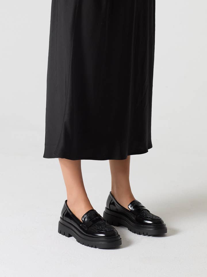 CRISTINA FERREIRA - Wholesale Loafers - Women's - Momentum Black2