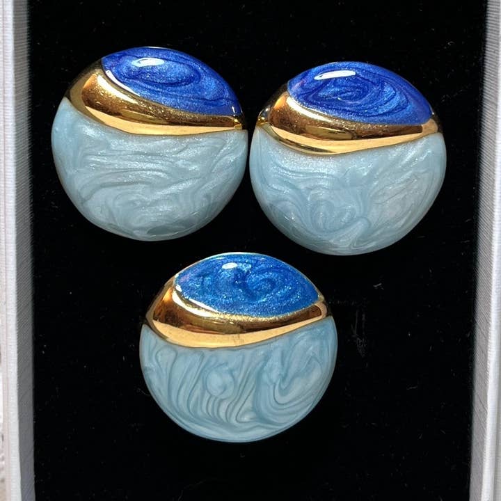 Smyckeset - ring och örhängen - guldpläterat stål för wholesale av TOURMALYN