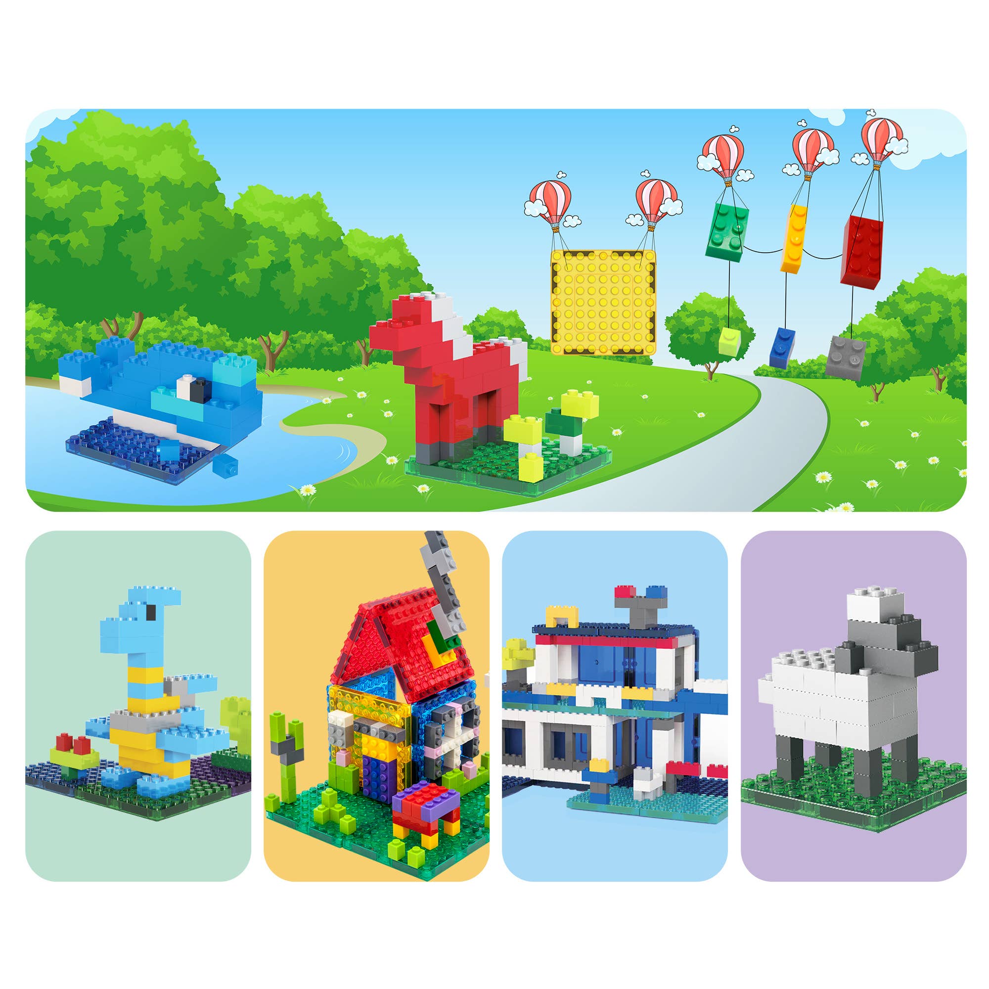 PicassoTiles - Wholesale Building Set - Kids - PicassoTiles 259pc Brick & Magnetic Tile Building Set6