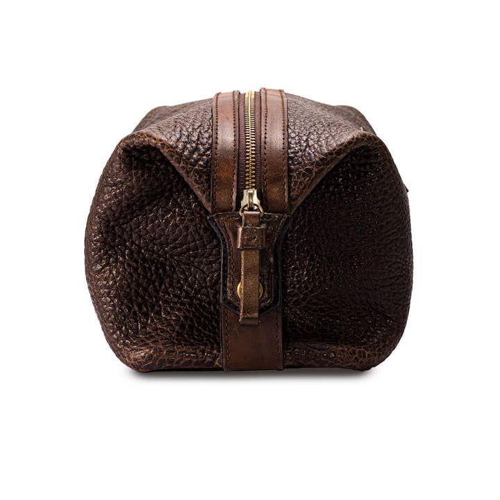 Mission Mercantile Leather Goods - Vendita all'ingrosso Beauty case - Uomo - Theodore - Borsa da bagno in pelle5