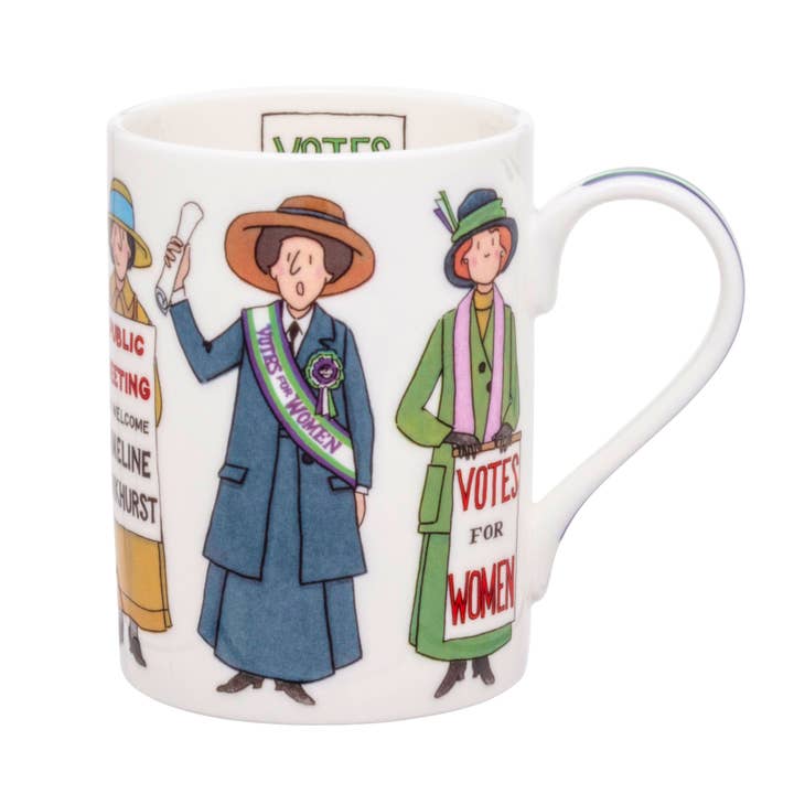 Alison Gardiner US - Wholesale Coffee Mug - Suffragette Fine Bone China Mug