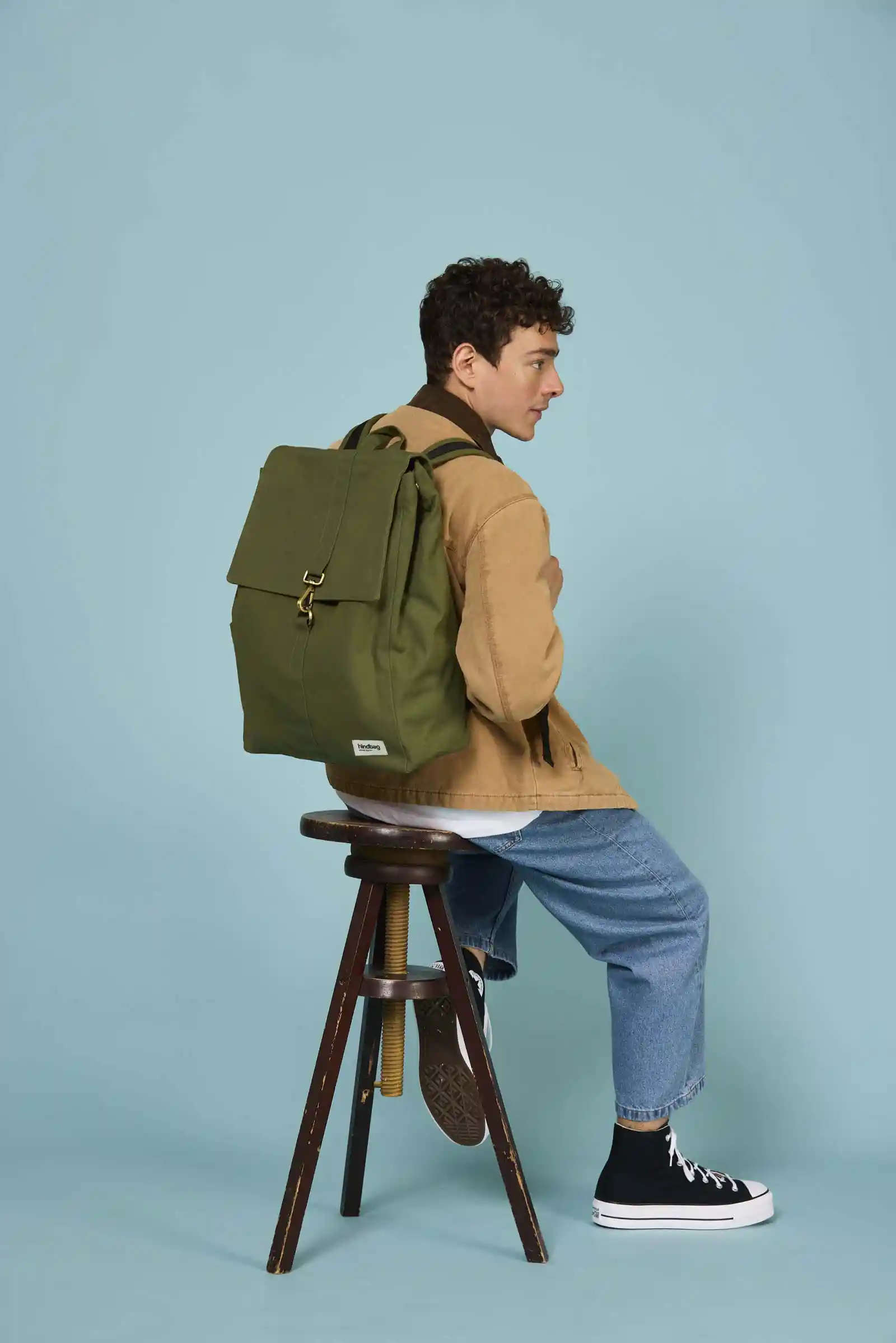 Hindbag - Vente Sac à dos – unisexe - Sac à dos Guillaume Olive0