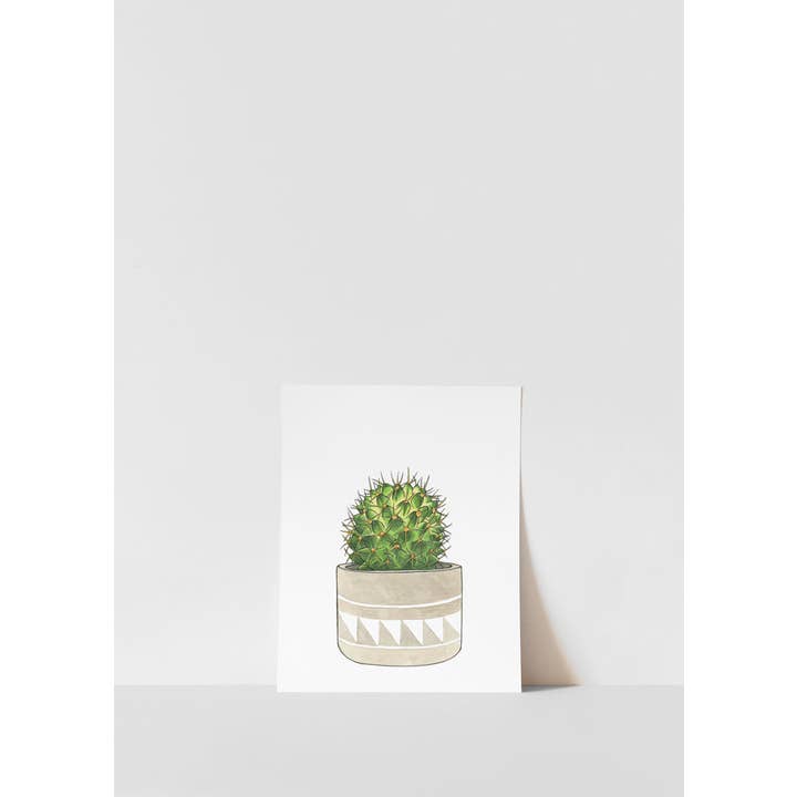 Round Cactus Print for wholesale by Hey Hon