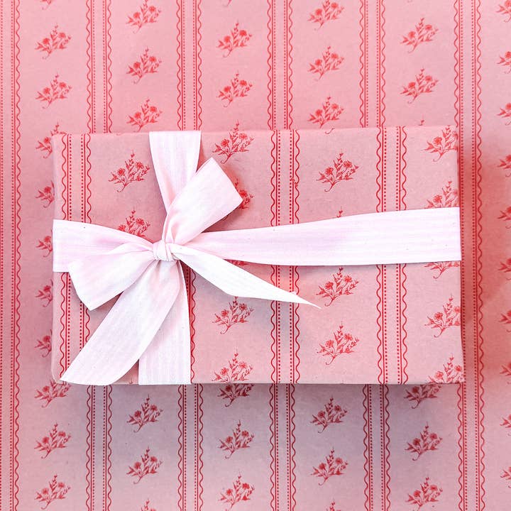 Ruller 70cm x 100m KRAFT BLOOM Fersken/Orange for engroshandel hos CHIC&PAPER