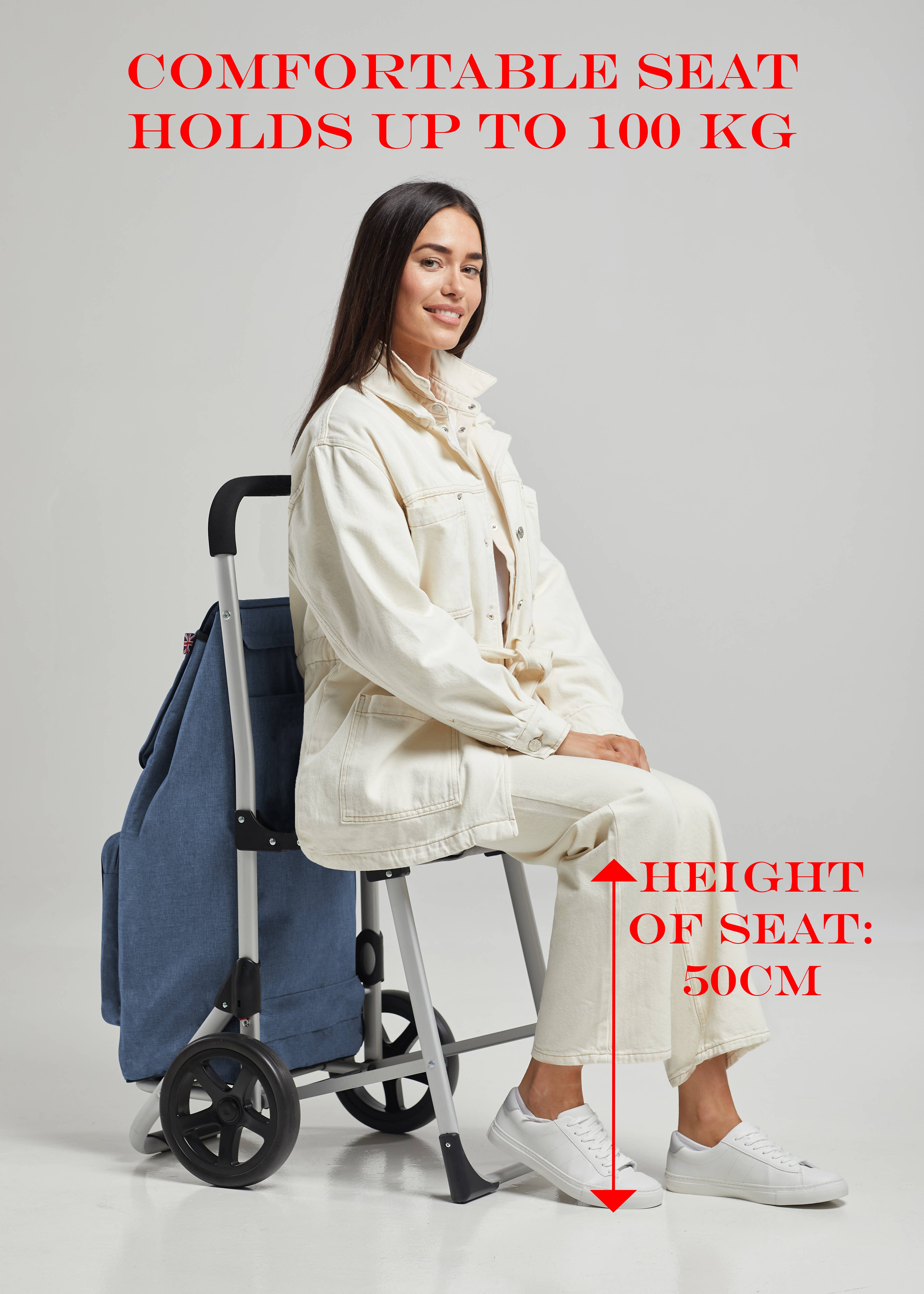 Bergs International - Wholesale Shopping Cart - BergsCaddie Seat Trolley1