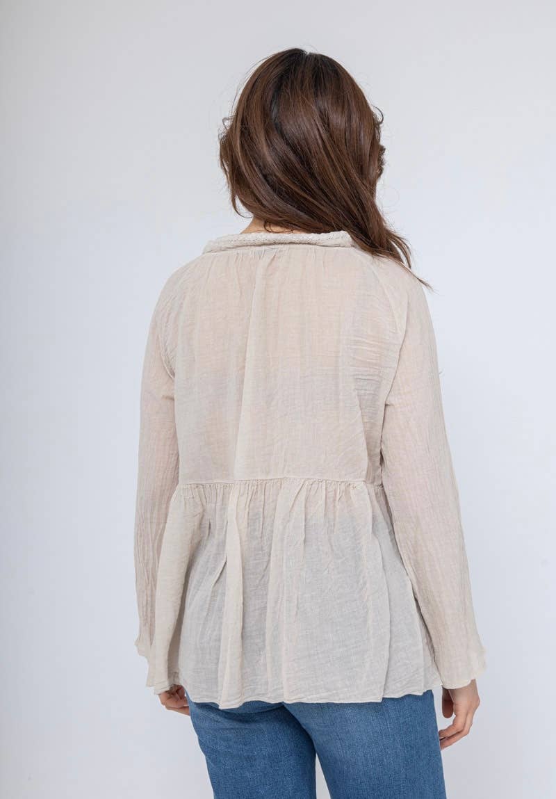 LINEN & COTTON HOUSE - Wholesale Blouse - Women's - 10074 SPRINT SUMMER CLOTHING COTTON BLOUSE23