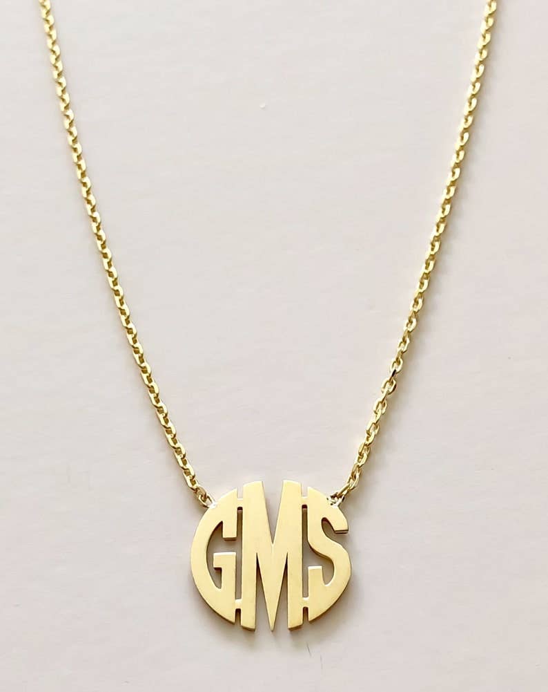 JoyPersonalized - Wholesale Halskettinghanger - Monogram halsketting0
