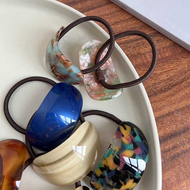 Tourtiwi - Vendita all'ingrosso Fermaglio per capelli - Donna - Anello per capelli ovale in acetato6