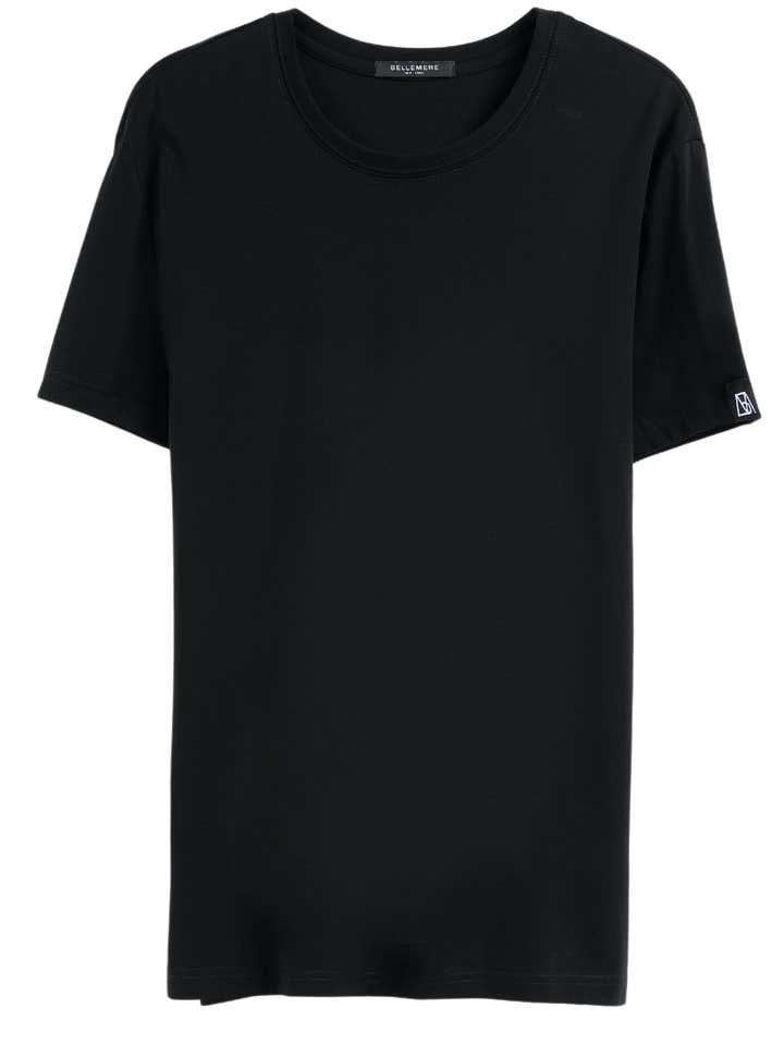 Grand Crew Neck T-shirt i merceriserad bomull för wholesale av Bellemere
