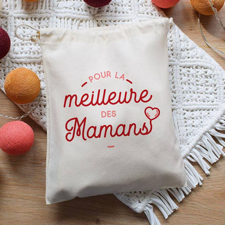 Cadeautasje - Voor de beste mama voor wholesale door Juste un t-shirt