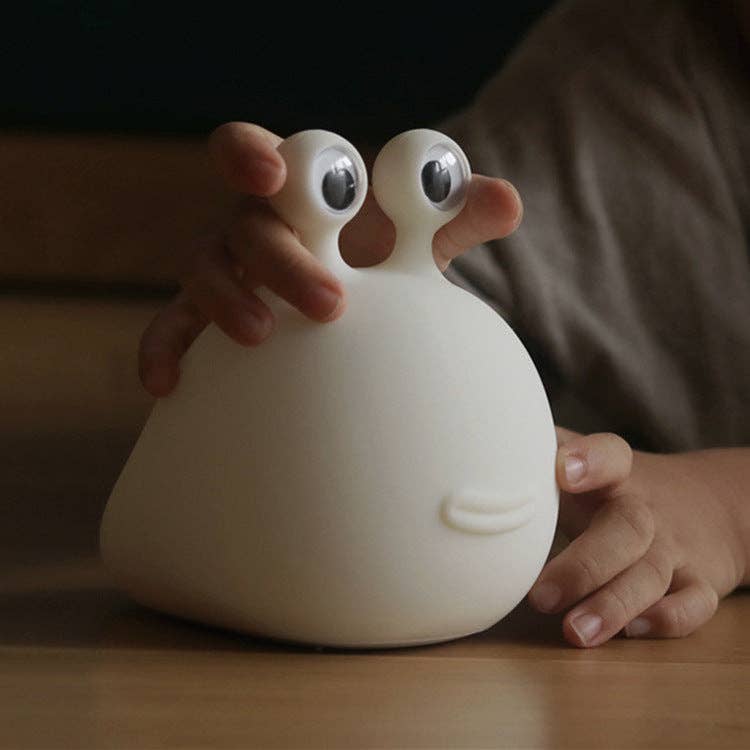 WIT USB-oplaadbare Slak Nachtlampje voor groothandel op Faire2