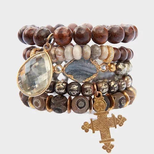 Quarz Stack Armband für den Großhandel von HEATHER FORD