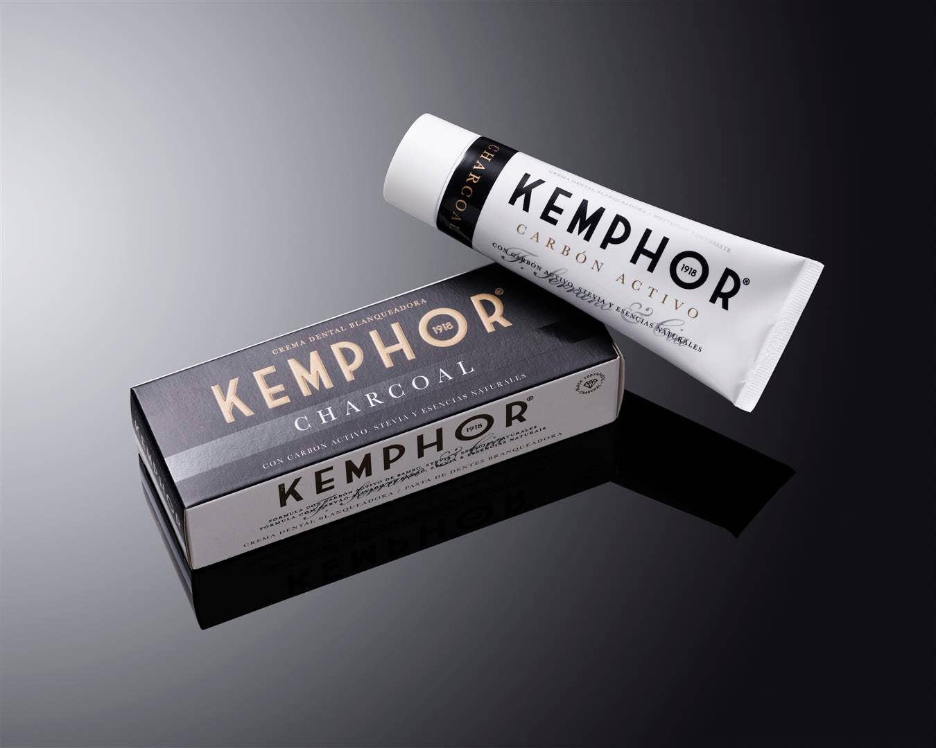 Laboratorios Verkos S.A - Wholesale Toothpaste - KEMPHOR 1918 Charcoal Whitening Cream 75 ml1