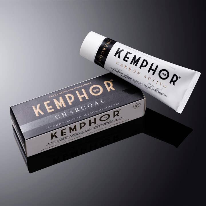 Laboratorios Verkos S.A - Wholesale Toothpaste - KEMPHOR 1918 Charcoal Whitening Cream 75 ml1