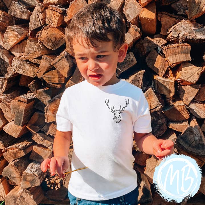 MelonBerry - Wholesale Screen-printed t-shirt – Kids - Deer Meat Tee | Christmas | Baby | Boy | Santa |2