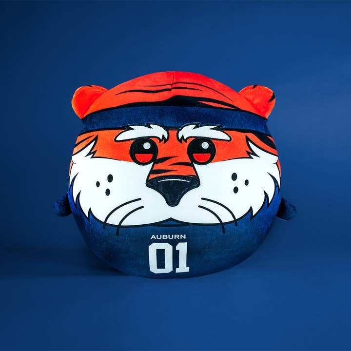 Uncanny Brands - Wholesale Stuffed/Plush Toy - Kids & Baby - Sleep Squad Auburn Tigers Aubie 12" Mascot Kiri Cloud Plushie3