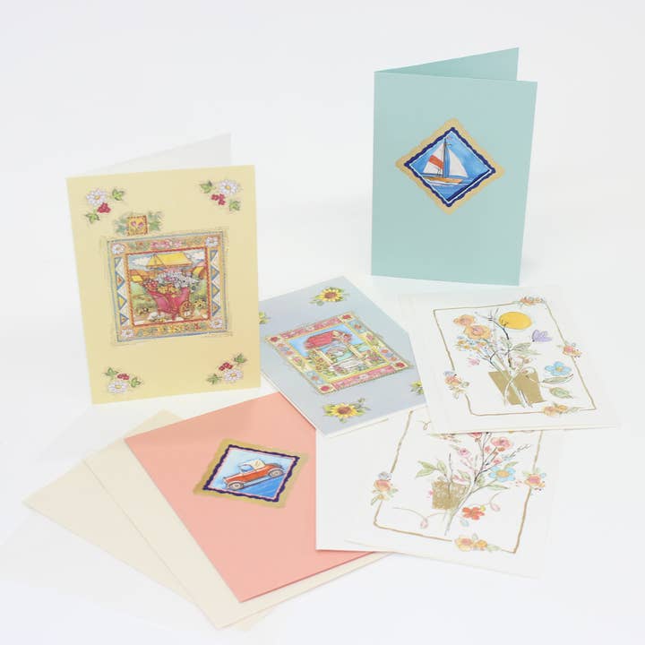 Everyday Greeting Cards with Gold Foil Details for wholesale by San Lorenzo Design