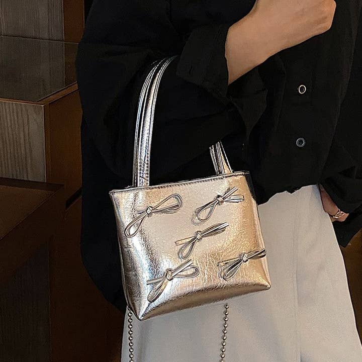 Bolsa de balde portátil de ombro único com corrente versátil por atacado de UZ Wholesale Store