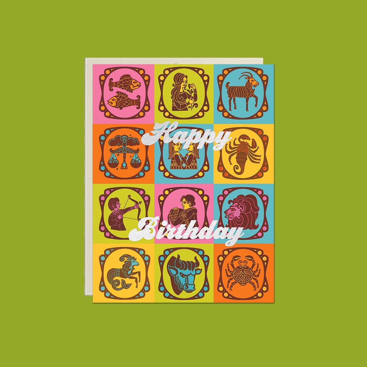 Lucky Goods Paper - Wholesale Birthday Card - Zodiac Birthday – Foil Astrology Birthday Card3
