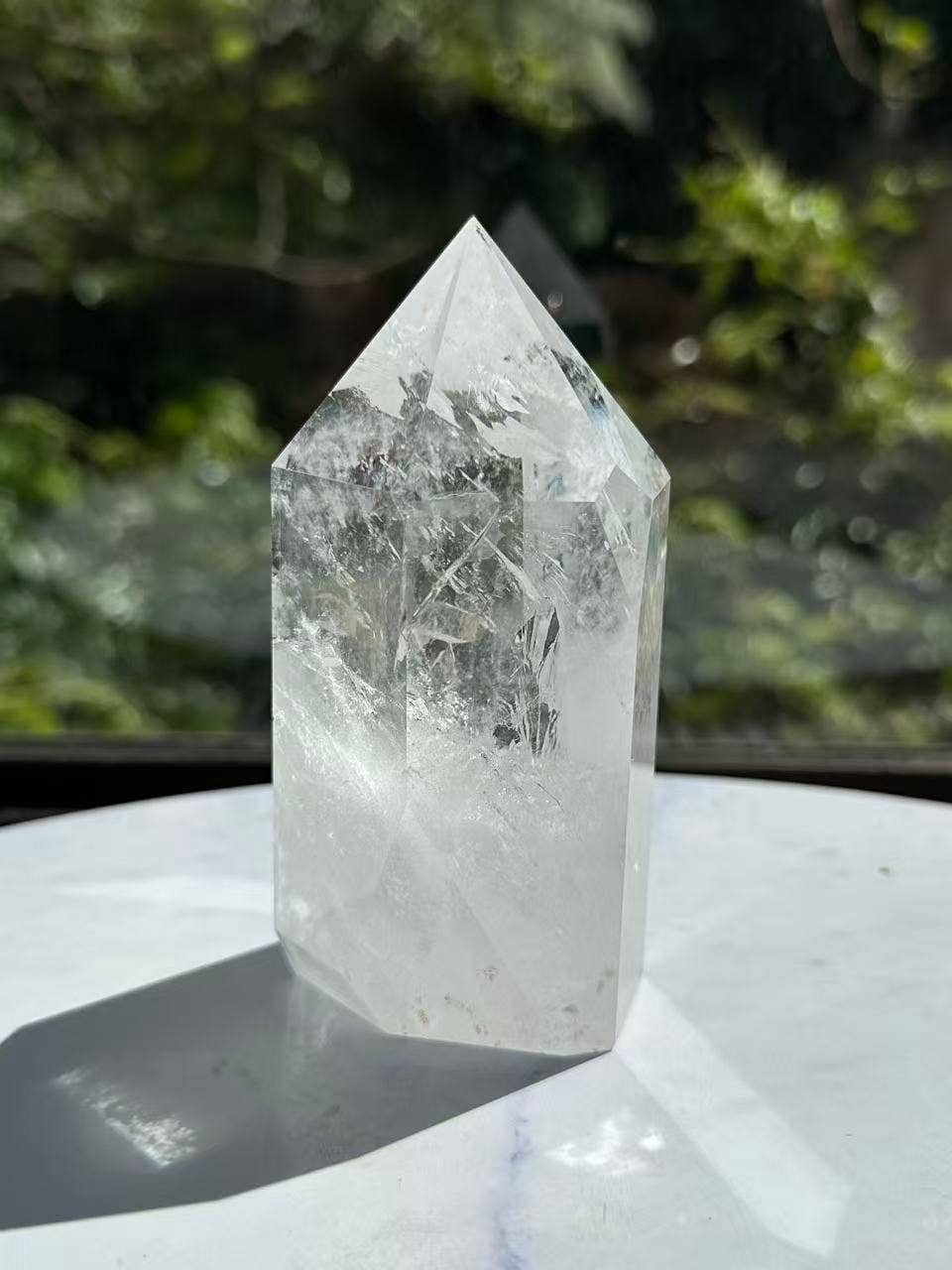 Moon Rituals - Wholesale Spirituele steen/kristal - AAAA Grote Heldere Kwarts Toren | Hoogwaardige Meester Helende Kristal Obelisk kerstkristal cadeau #178