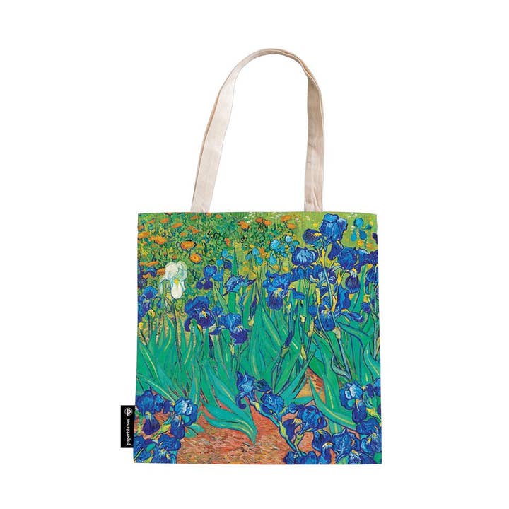 Chronicle Books - Wholesale Tote Bag - Unisex - Paperblanks Van Gogh's Irises Canvas Bag0
