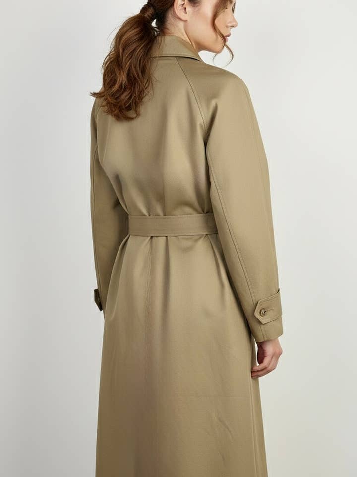 KZELL PARIS - Wholesale Trench Coat - Women's - TRENCH IMPERMÉABLE EN COTON MÉLANGE6