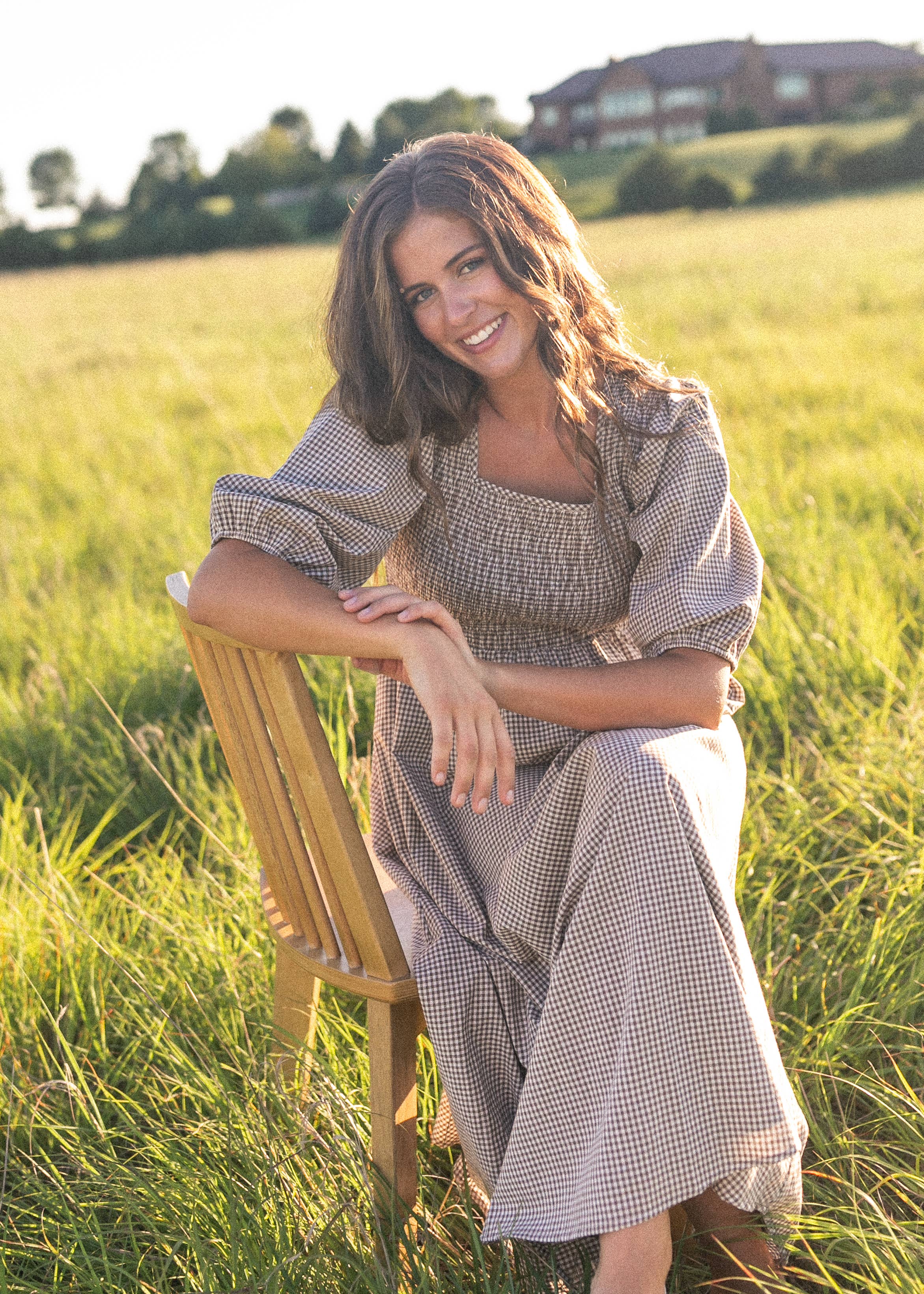 Inherit Clothing Company - Wholesale Dress - Women's - Womens Kayleen Gingham Maxi Dress Fall 12