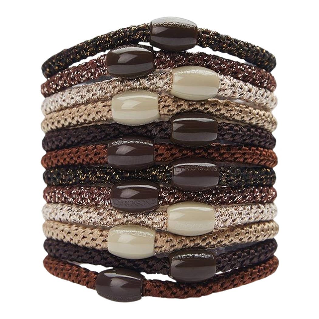 France Luxe/L. Erickson - Vente Élastique à cheveux - Poney Narrow Grab & Go - Paquet de 124