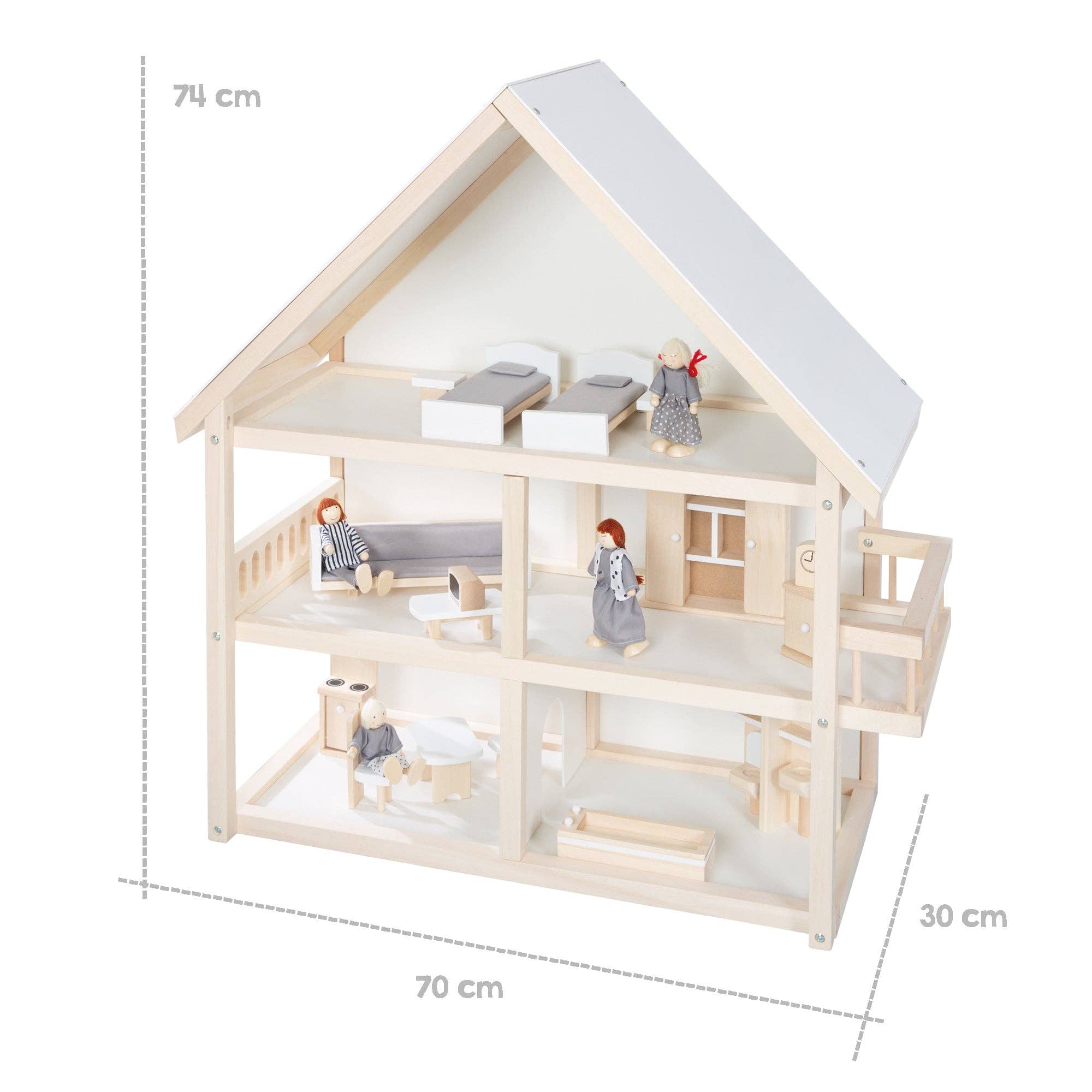 roba kids - Wholesale Doll Accessory Kit - Kids - ROBA dollhouse including furniture & dolls, girl toys2