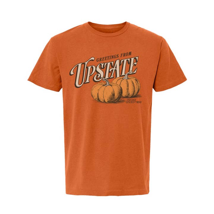 Upstate Pumpkin Patch Tee for wholesale by Compas Life - Upstate of Mind