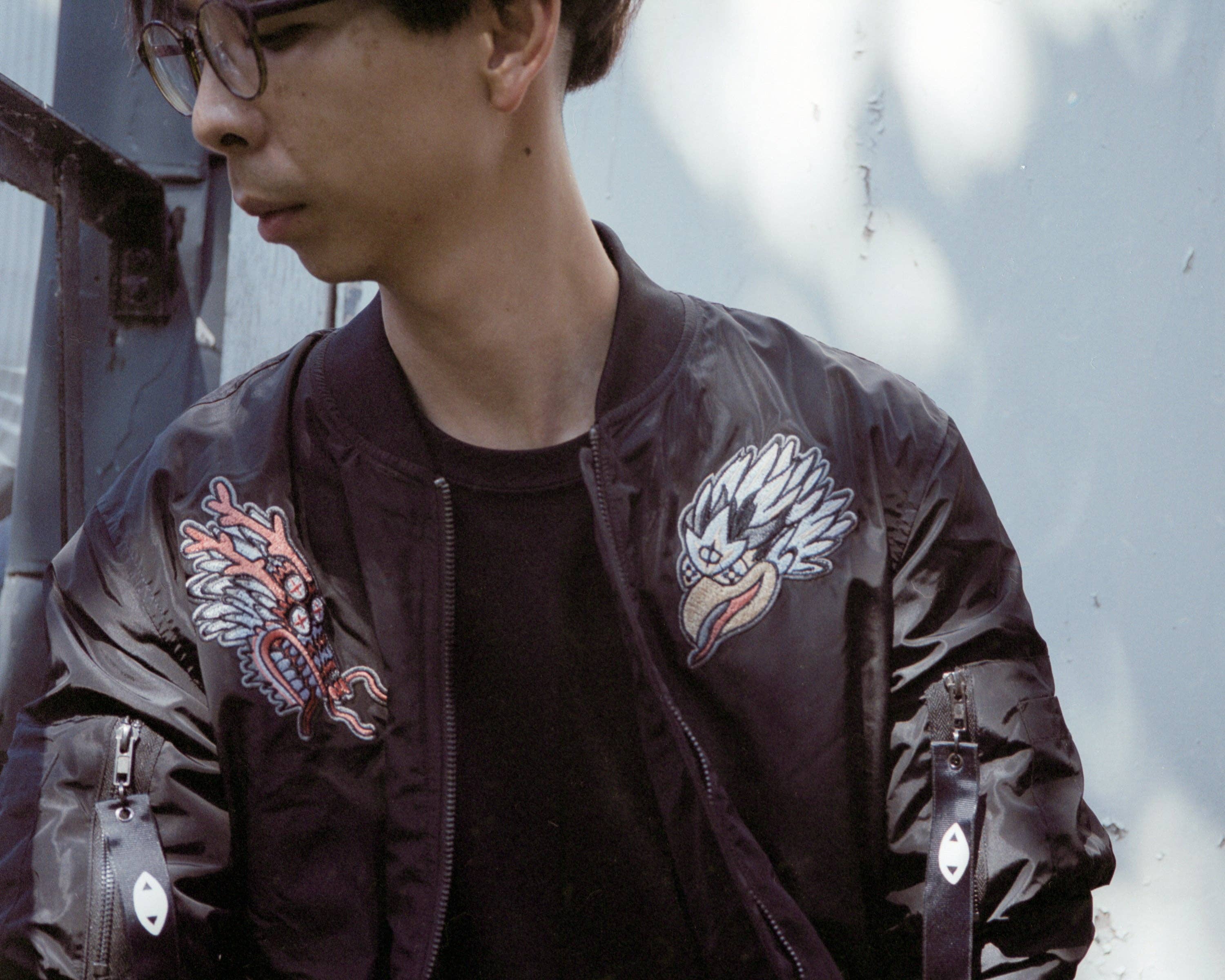 1% Talent - Wholesale Bomber Jacket - Women's - 1%talent Dragon + Eagle Bomber Jacket7