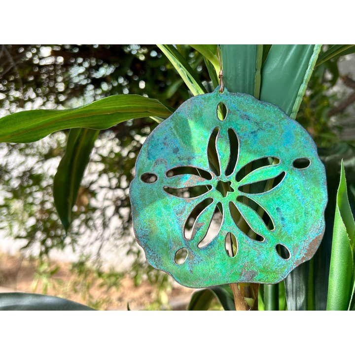 Dos Damas Designs - Wholesale Ornament - Sand Dollar Copper Christmas Ornament3