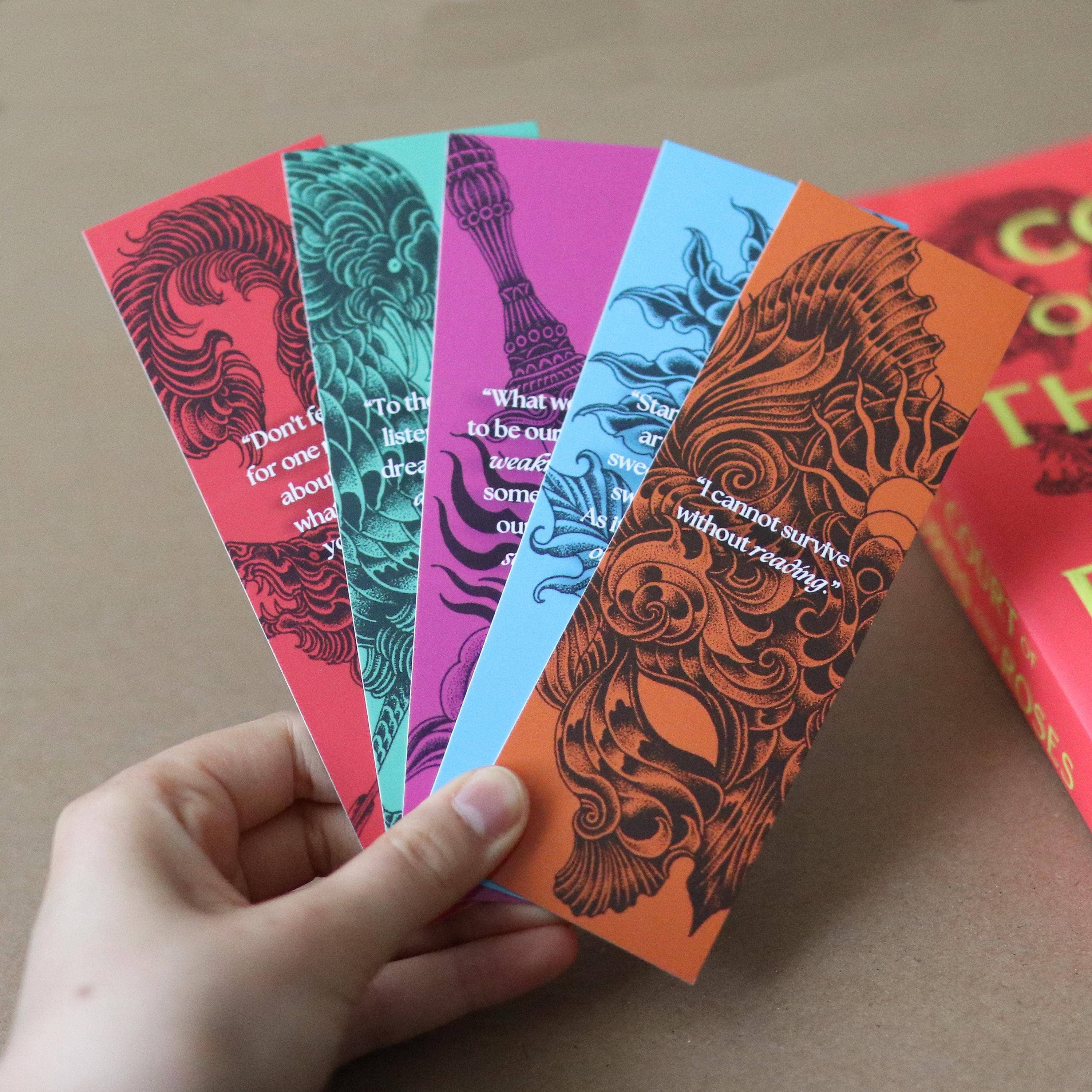 The Sticker Shop - Wholesale Bookmark - ACOTAR Inspired Bookmarks (set of 5)3
