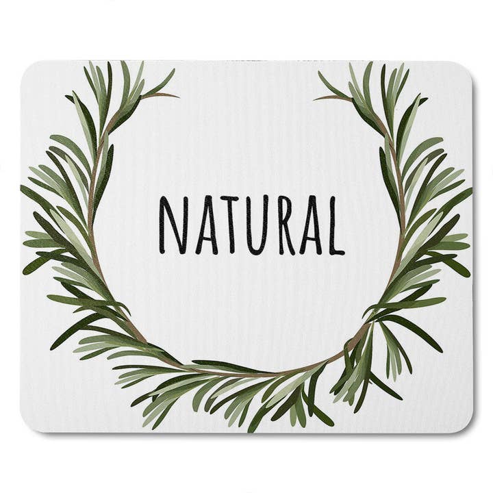 Natural Mouse Mat for wholesale by Benjamin Tate Design