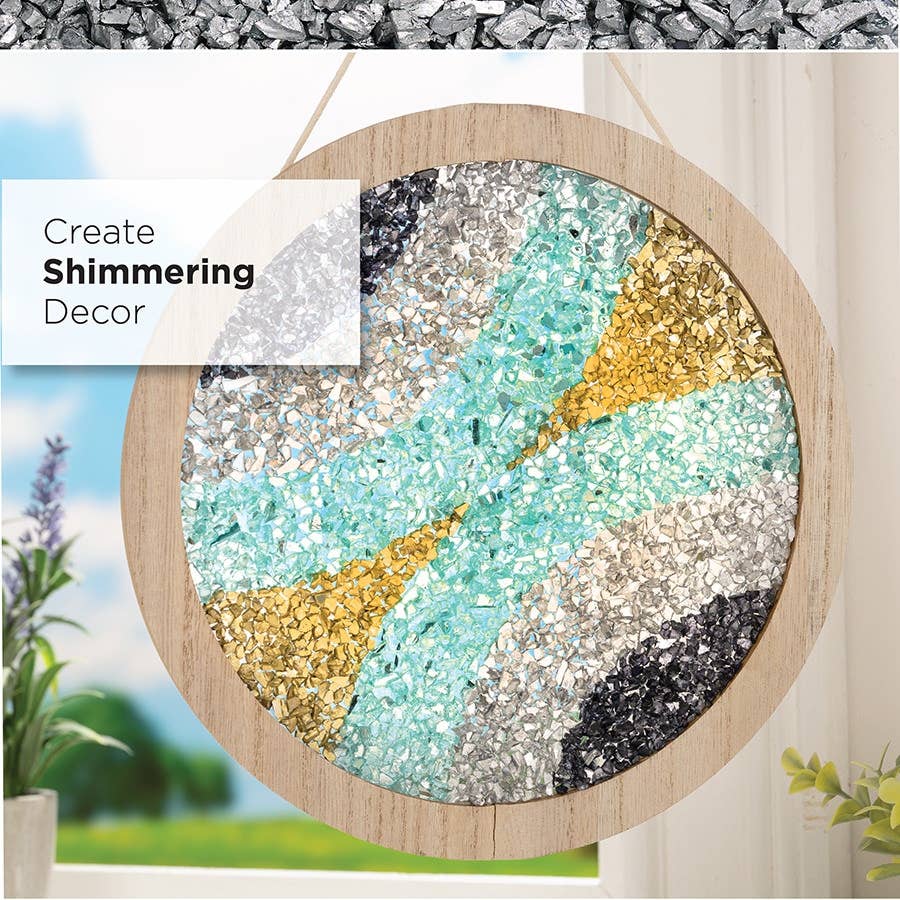 Plaid Crafts - Wholesale Craft Supplies - Fragment Effects™ Framed Circle Surface, 10" Diameter3