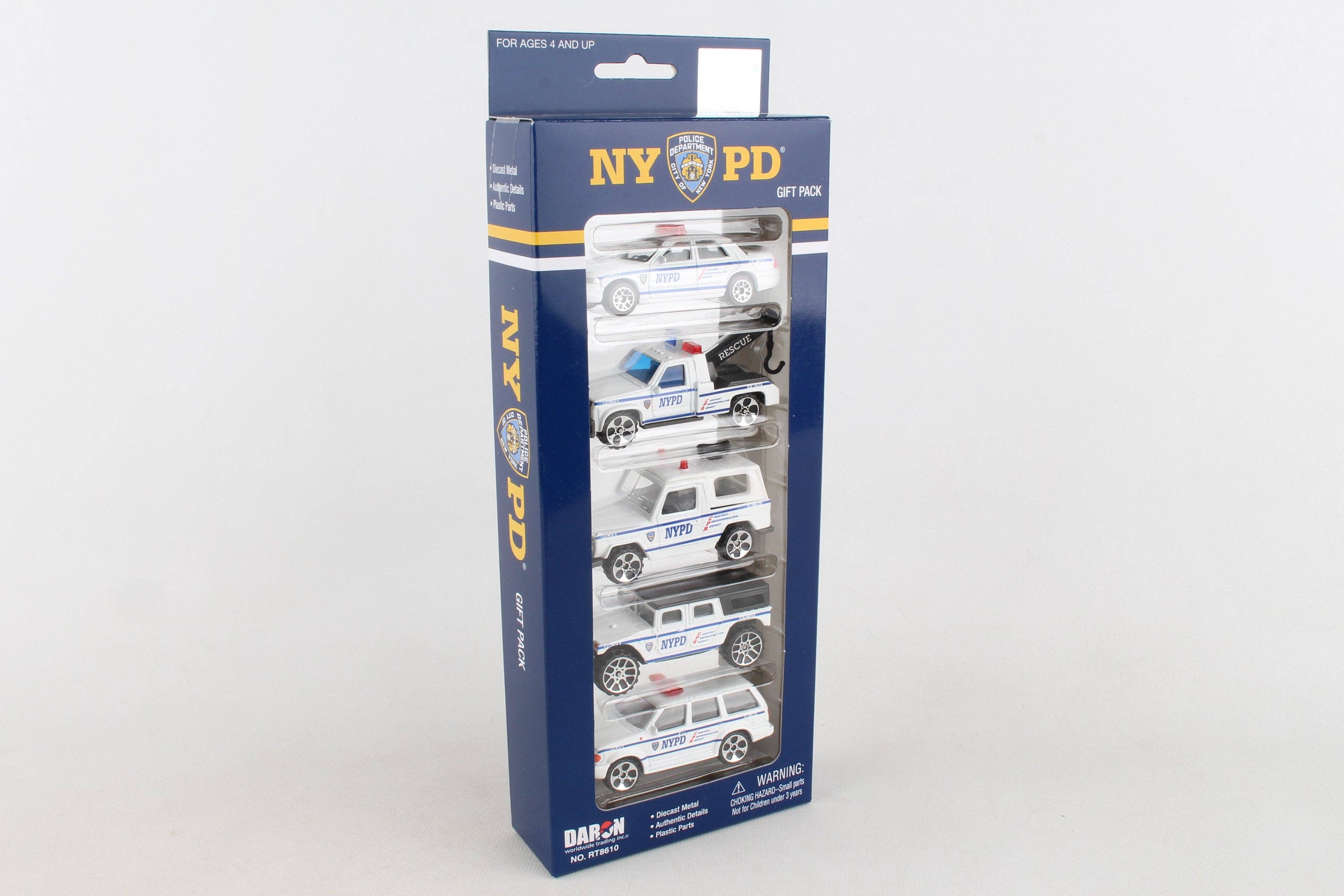 Daron Worldwide Trading - Wholesale Toy Car/Truck - Kids - NYPD 5 Piece Toy Car/Truck Gift Set by Daron Toys3