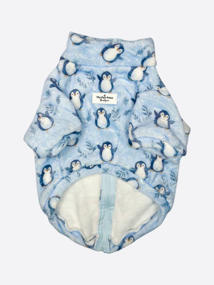 Percy Penguin Snuggle Fleece for wholesale by The Paw Print Boutique