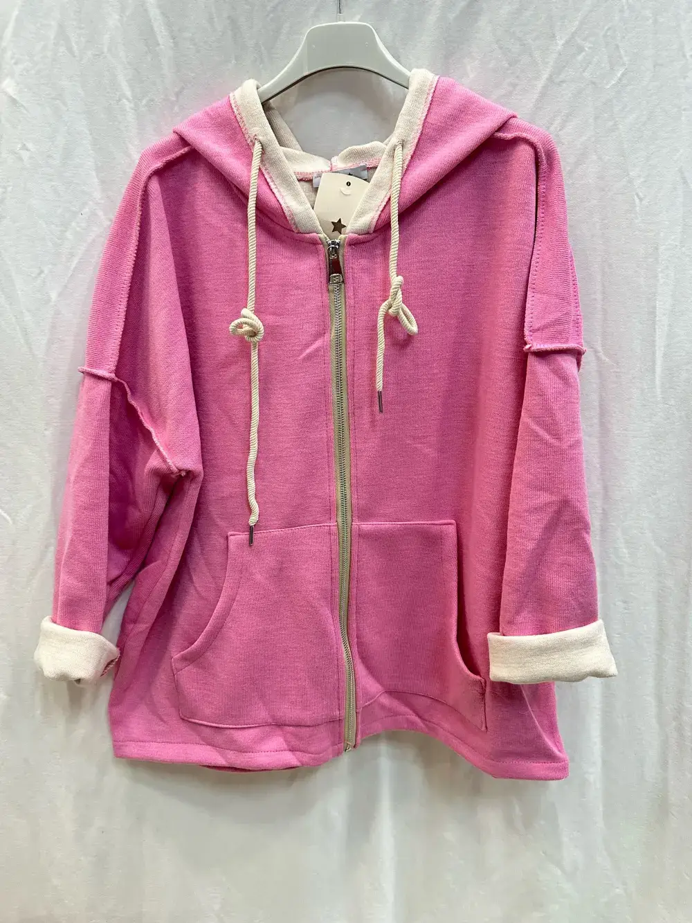 Mimi & Gogo - Wholesale Hoodie - Dames - Ritsvest Met Capuchon @7463_GiZipEpais8